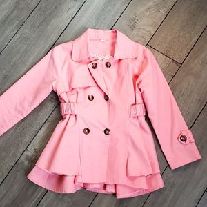 Girls trench coat size 130